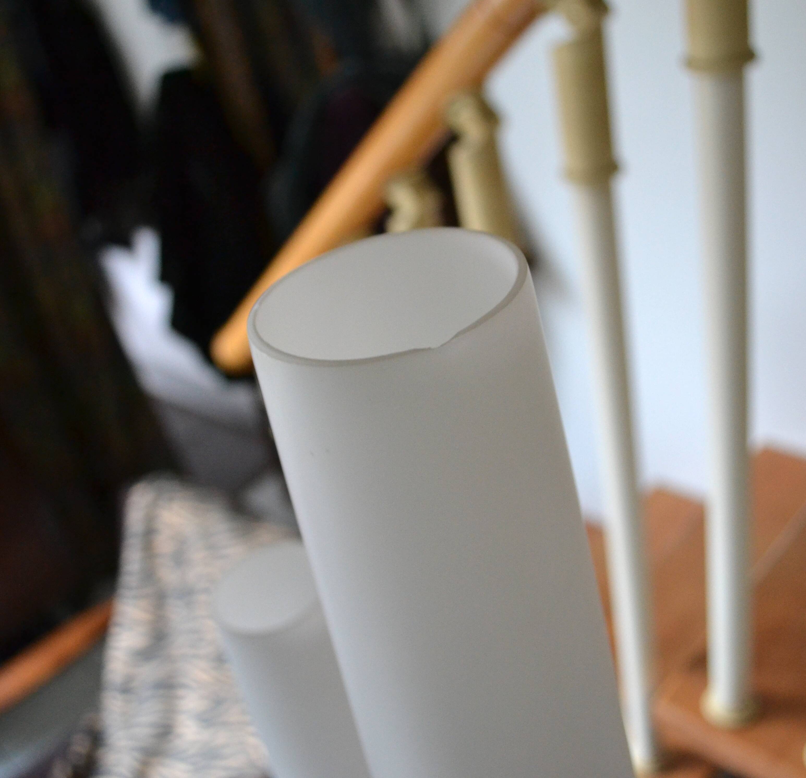 Vintage floor lamp Maison Arlus 3 lights opaline metal