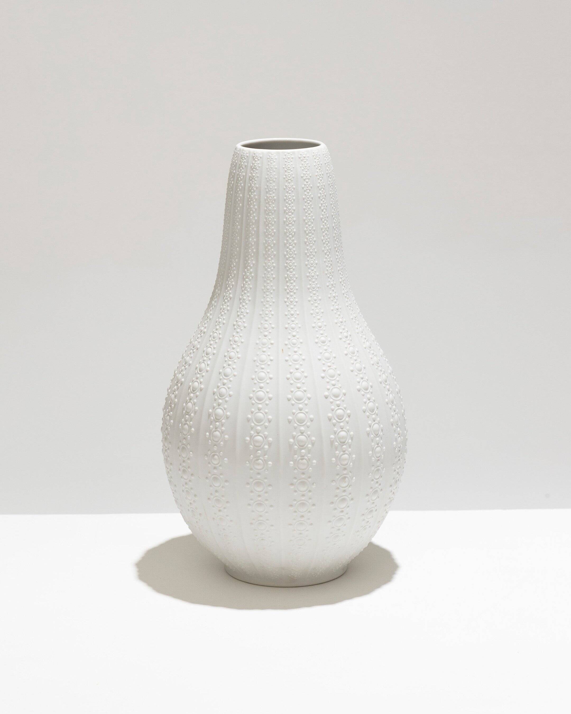 Tall porcelain gourd vase, Heinrich Germany, 1960s