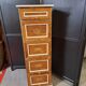 Wooden workshop cabinet with flaps