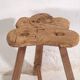 Antique stool in wabi-sabi style (c.1900) #8