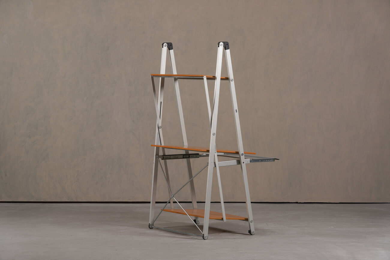 Postmodern Banco Plus shelf desk by Raul Barbieri for Rexite, Italy 2000s