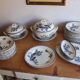 antique Gien service model Cactus in earthenware