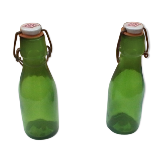 Duo de bouteilles vintage Bulach