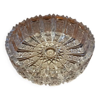 Crystal fruit bowl or salad bowl