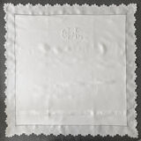 Old embroidered bed linen