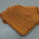 A set of 2 scandinavian teak trays from Silva from 1960s