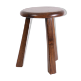 Tabouret tripode brutaliste