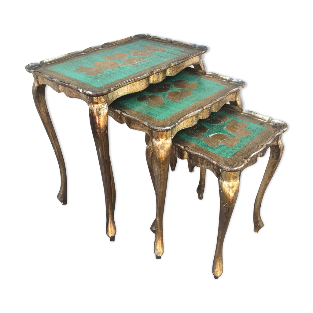 Table Gigogne Bois Ancienne