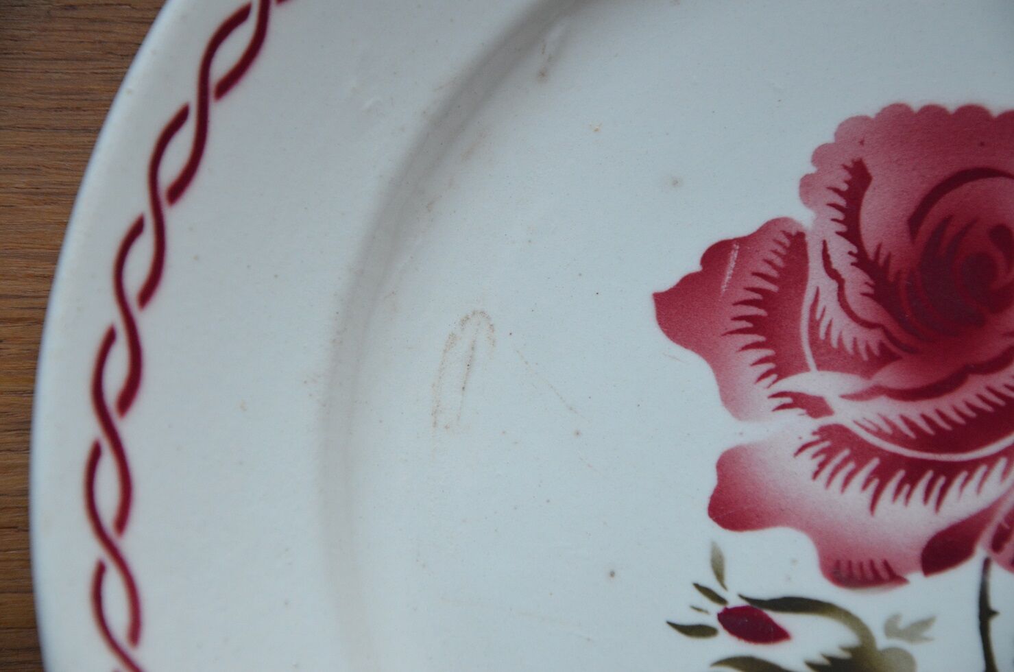 Lot of 4 plates Badonviller, Germaine