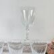 6 white wine glasses Cristal D'Arques model Versailles