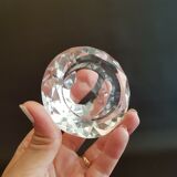 Photophore crystal candlestick cut like a diamond