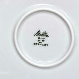 Set of 3 Melitta dessert plates