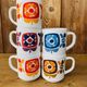Set of 5 mug mobil arcopal 70