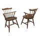 Set of 2 Scandinavian birch chairs "Pinnstolar", Nesto, Nässjö, Sweden, 1960