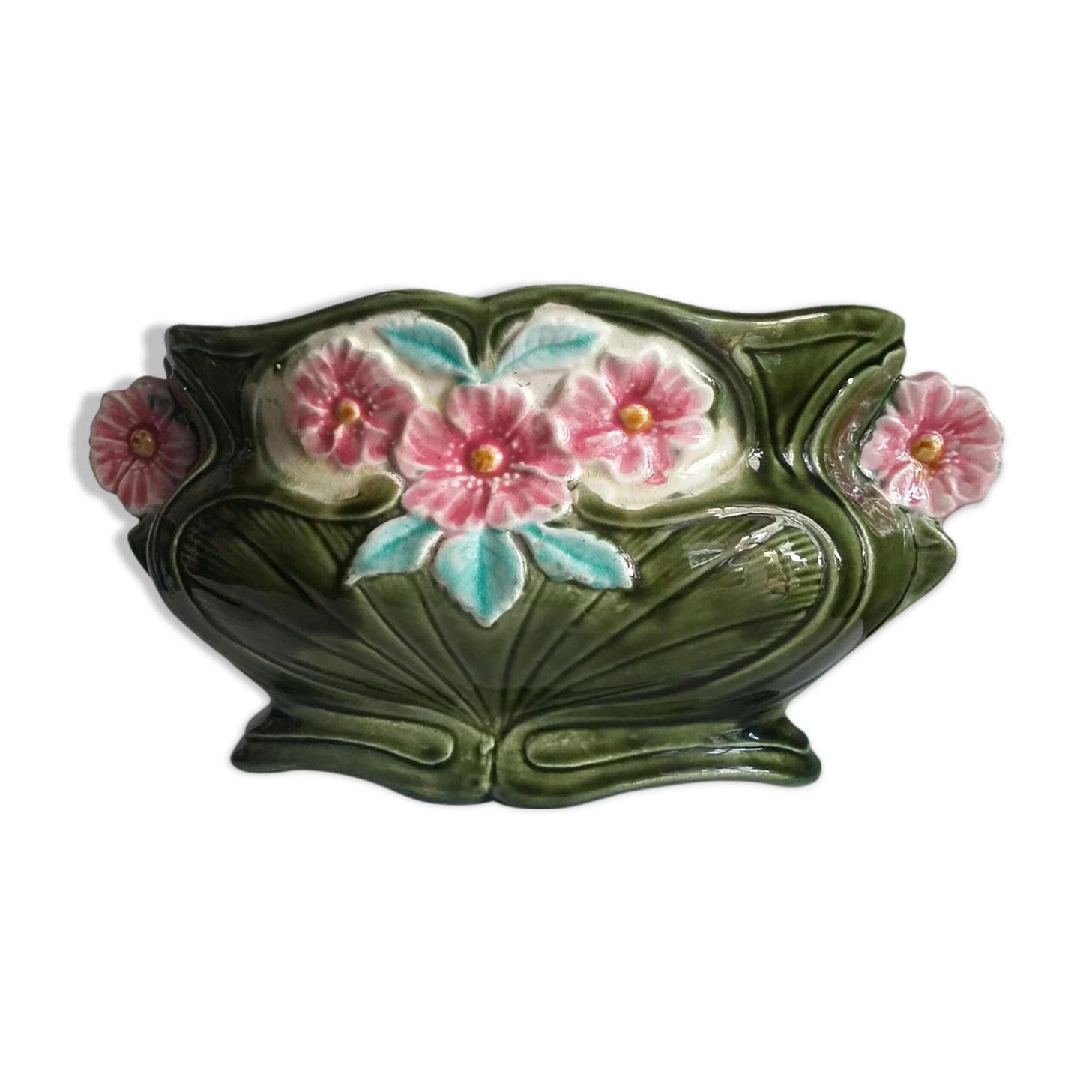 Old-time garden in floral pattern dabbling