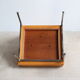 Modernist armchair in chromed metal and imitation leather, 50s/60s