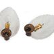 Paire d'appliques feuille Barovier Murano