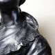 Plaster bust of a young woman 1900-1930 monochrome Citti & Frère