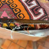 Pair of Roche Bobois armchairs — limited edition in oriental kilim