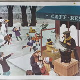 School posters scenes of life - fernand nathan 1967