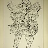 Alain le yaouanc (born in 1940), untitled, 1993. monotype drawing with black gouache.