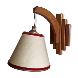 Applique en bois vintage