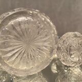 Cut crystal bottle Baccarat Saint Louis