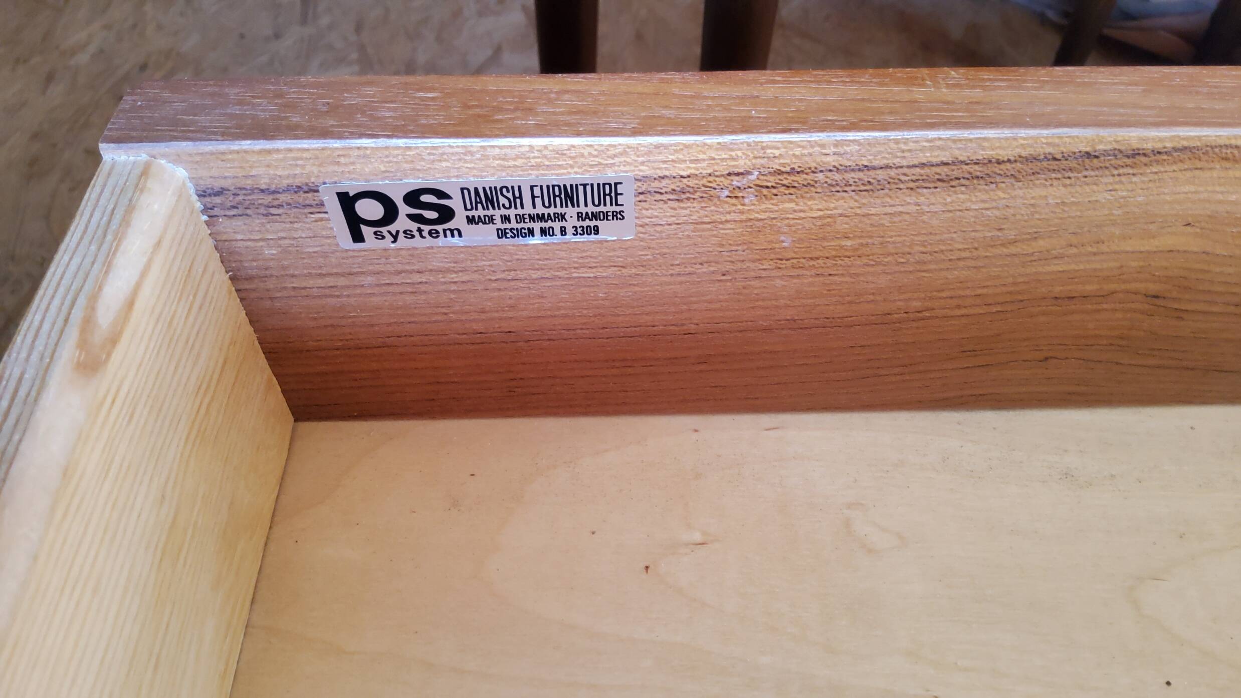 Preben Sorensen wall unit, Denmark 1960