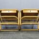 Pair of bamboo bedside tables by Kenneth Bergenblad for DUX, 1960s
