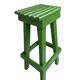 Painted wooden stool