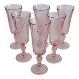 Luminarc Rosaline champagne flutes