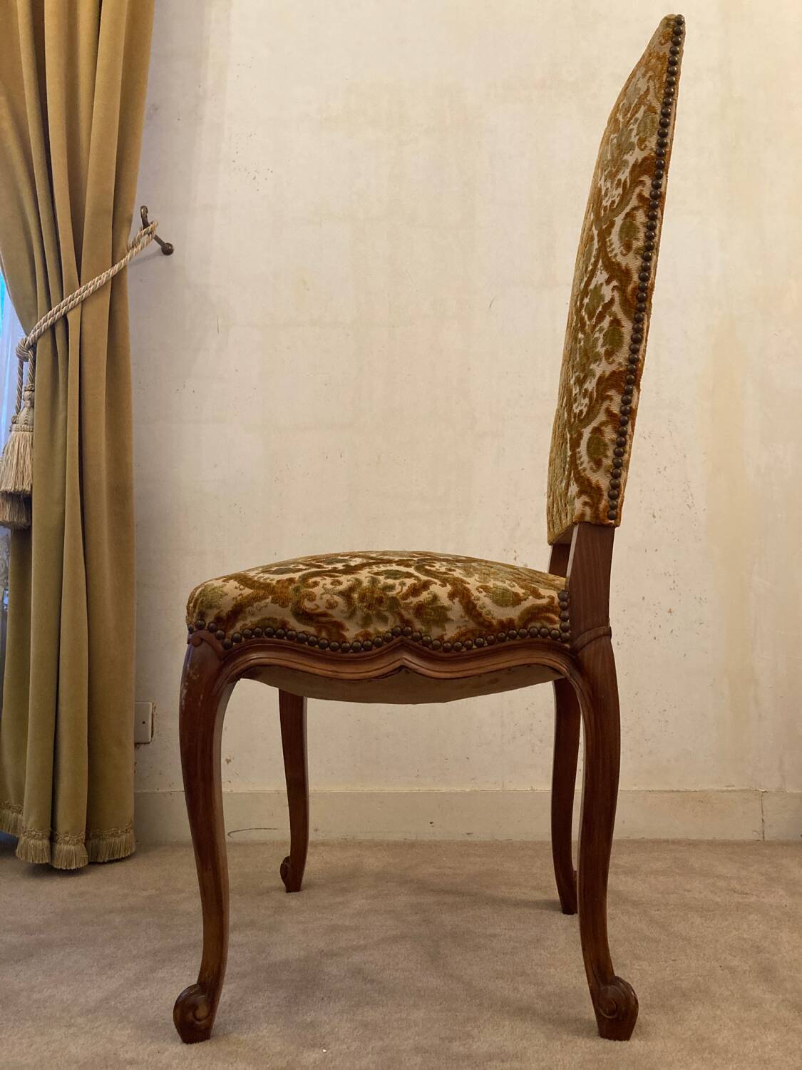 Louis XV style upholstered chairs