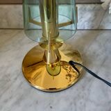 Pair of vintage Italian F.Fabbian bedside lamps