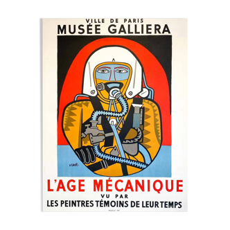 Poster the mechanical age the painters witnesses of their time by andré lhote - large format - on linen