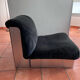 Brushed steel armchair 1970