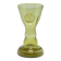 Mid-century modern vase, olive glass, Poland, 1970s.