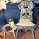 Pair of Louis XIII style chairs in patinated solid oak – piece