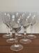 4 verres a vin verres à pied en cristal