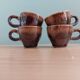 4 petites tasses à goutte/ de poupées