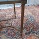 Vintage brass and glass coffee table