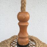 Suspension in macramé rope