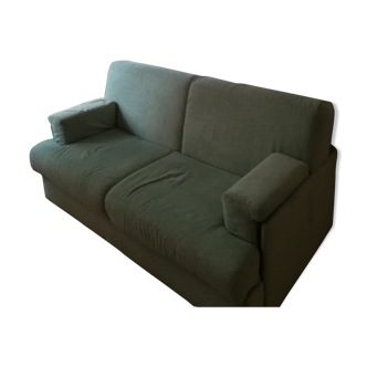 Green almond & convertible sofa