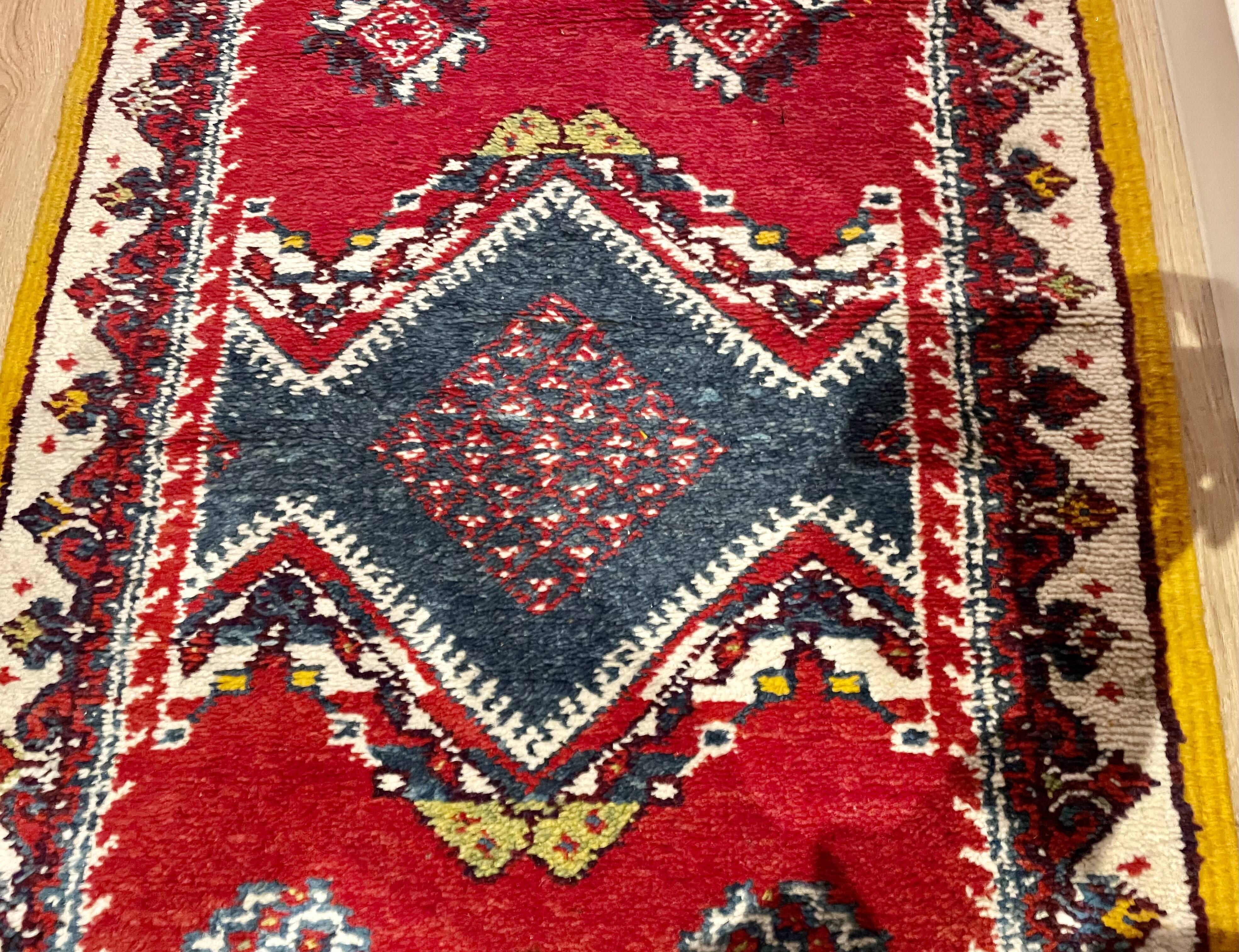 Moroccan corridor carpet, 490x70 cm