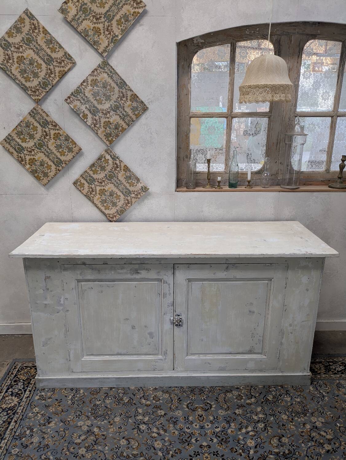 Large patinated buffet