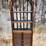 Rattan shelf
