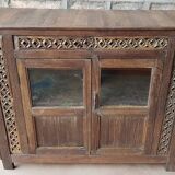 Ancien buffet tribal en teck birman
