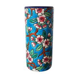 Longwy roll vase
