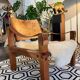 Pair of armchairs and a footrest Pierre Chapo 1960