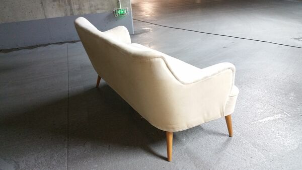 Canapé scandinave danois années 50-60 organique