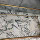 Vintage brass & lucite coffee table — Maison Romeo - Hollywood R